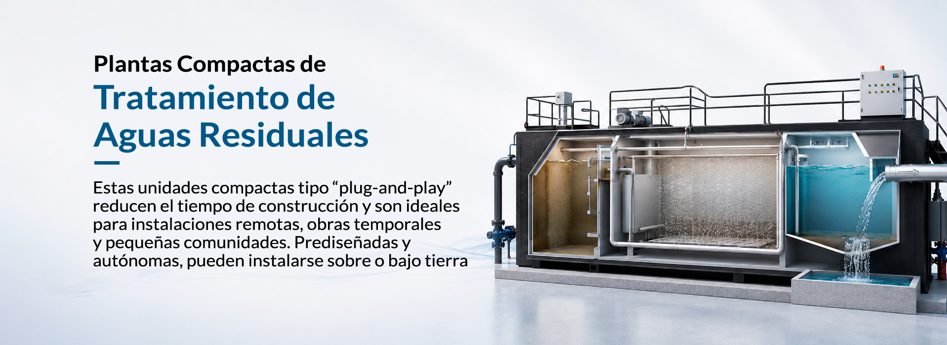 Plantas Compactas para Tratamiento de Aguas Residuales