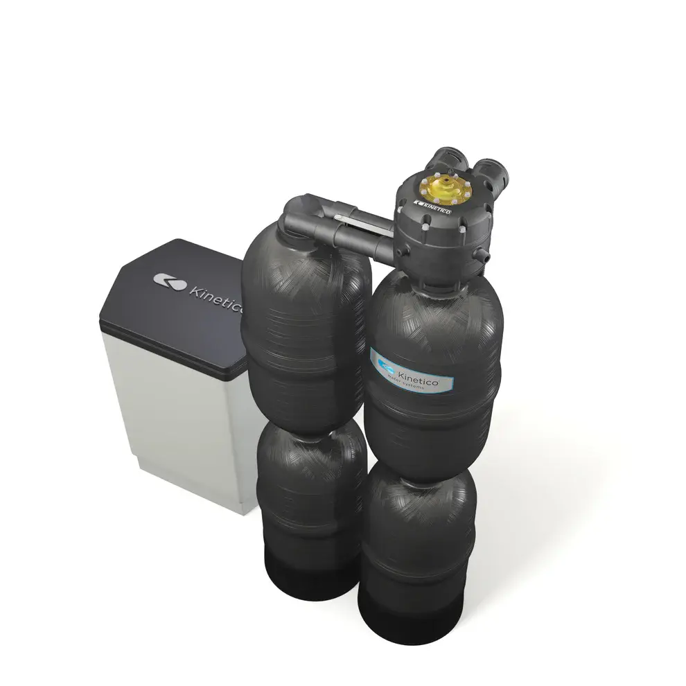 Sistema de filtración de sedimentos y suavizador de agua, marca Kinetico, modelo 4060s