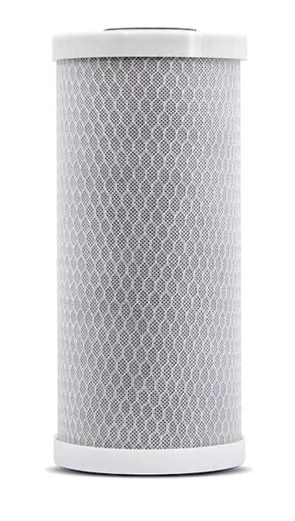 ZYV Repuesto de filtro de Carbón Activado en Bloque, 10" x 4.5" (Big Blue), 5 u
