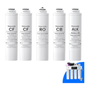 Waterdrop 𝐖𝐃-𝐓𝟒-𝐑𝐂𝐀𝐎 Replacement Filters for 𝐖𝐃-𝐓𝟒-𝐀 Tankless RO System, Year 2, NSF Certified