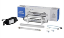 UV equipment for water disinfection, brand Agua Topone, model SDE-040YS, 10 gpm, 3/4" connection, bronze flow switch, ballast ZUP13-425-55